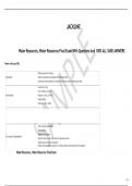   Water Resources&comma; Water Resources Final Exam With Questions And 100&percnt; ALL SURE ANSWERS