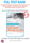 Test Bank For Principles of Anatomy and Physiology 15th Edition By Gerard J. Tortora; Bryan H. Derrickson 9781119329398 Chapter 1-29 Complete Guide .