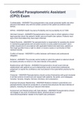 Certified Paraoptometric Assistant &lpar;CPO&rpar; Exam