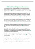 HESI Exit Exam RN Questions And Answers 2024&sol;2025 Updates