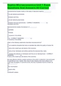 Sophia Microeconomics Unit 1 Exam Questions And Answers All Correct 