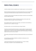 RNFA FINAL EXAM 2 2023 WITH 100&percnt; CORRECT ANSWERS