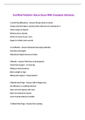 Pediatric Nursing  Bundled Exams With Questions And Answers Graded A&plus;