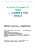 ATI  Medical Surgical 2023 MORE THAN 2000 QUESTIONS WITH ANSWER 