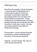 CPPB Exam Prep 2022&sol;2023 update with 100&percnt; correct answers