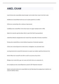 AMZL EXAM 2023 QUESTIONS WITH 100&percnt; CORRECT ANSWERS