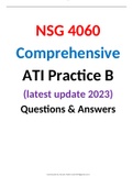 NSG 4060 Comprehensive ATI Practice B (latest update 2023) Questions & Answers