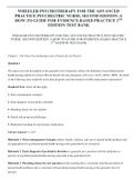 WHEELER PSYCHOTHERAPY FOR THE ADVANCED PRACTICE PSYCHIATRIC NURSE&comma; SECOND EDITION A HOW-TO GUIDE FOR EVIDENCE- BASED PRACTICE 2ND EDITION TEST BANK