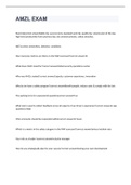AMZL EXAM 2023 with complete solutions