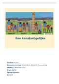 Cijfer 9.4 - essay social work 4e jaar!! Een kans(on)gelijke Nederland