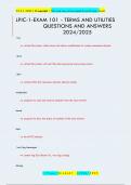 LPIC-1-EXAM 101 - TERMS AND UTILITIES QUESTIONS AND ANSWERS  2024&sol;2025