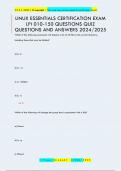LINUX ESSENTIALS CERTIFICATION EXAM  LPI 010-150 QUESTIONS QUIZ QUESTIONS AND ANSWERS 2024&sol;202