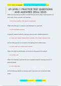 LPI LEVEL 1 PRACTICE TEST QUESTIONS  AND ANSWERS 2024&sol;2025