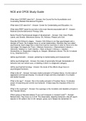 NCE and CPCE Study Guide