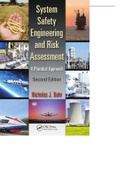 Bahr, N. J. 2018. System safety engineering & risk assessment. Boca Raton, Florida: CRC Press