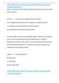 TNCC final exam test 2022 open book Questions and Answers Rated A&plus;