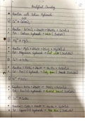 Analytical chemistry- Class notes ICSE Chemistry