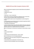 DANB BUNDLED EXAM WITH COMPLETE SOLUTION&lpar;everything you want is here&rpar;