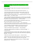 Bailey Bridge Exam&sol;30 Questions And Answers