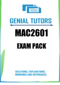 MAC2601 EXAM PACK 2025