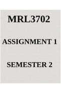 MRL3702 Assignment 2 Semester 2 2023