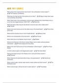 AIS 101 UWEC QUESTIONS WITH 100&percnt; PASSED ANSWERS