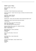 WSET Level 1 Wine Questions And nswers 2023