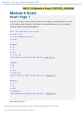 MATH 110 Module 4 Exam&period;&vert; PORTGE LEARNING