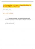 Understanding Pathophysiology 8th edition by  Huether&comma; McCance Test Bank