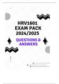 HRV1601 EXAM PACK 2024&sol;2025
