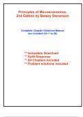 Solutions for Principles of Microeconomics&comma; 2nd Edition by Stevenson &lpar;All Chapters included&rpar;