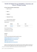 MATH 110 Module 9 Exam &lpar;GRADED A&plus;&rpar; Questions and Answers- Portage Learning