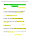 OSHA Quiz &lpar; 7 &rpar; Materials Handling Questions and verified answers