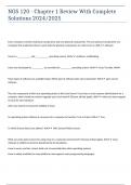 NOS 120 - Chapter 1 Review With Complete Solutions 2024&sol;2025