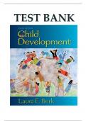Test Bank For Child Development 9th Edition by Laura E&period; Berk