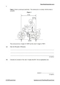 AQA A-level Physics Moments Exam Style Questions