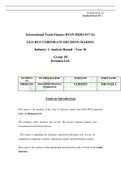 International Trade Finance BUSN-IB202-F17-JA GLO-BUS CORPORATE DECISION-MAKING Industry 1- Analysis Round – Year 10 Group 1B Bonanza Ltd.