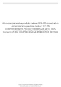 Ati-rn-comprehensive-predictor-retake-2019-100-correct-ati-rn-comprehensive-predictor-retake-1 ATI RN COMPREHENSIVE PREDICTOR RETAKE 2019&lowbar;100&percnt; Correct &vert; ATI RN COMPREHENSIVE PREDICTOR RETAKE