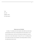 HCA 240 Week 5 Assignment&comma; Reimbursement and Profitability Essay 1