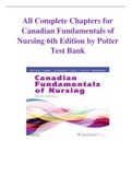 All Complete Chapters for Canadian Fundamentals of Nursing 6th Edition by Potter Test Bank