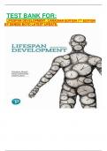 TEST BANK FOR&colon; LIFESPAN DEVELOPMENT&comma; CANADIAN EDITION 7TH EDITION BY DENISE BOYD LATEST UPDATE&period;