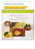 COMPLETE TEST BANK&colon;  Maternity And Women's Health Care 11th Edition By Deitra Leonard Lowdermilk Latest Update&period;
