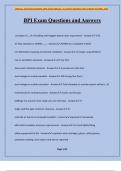BPI Exam Questions and Answers