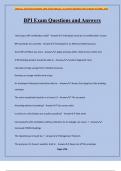 BPI Exam Questions and Answers