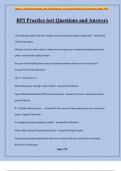 BPI Practice test Questions and Answers