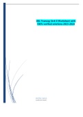  ASL Trueway Unit 6 Worksheet-with 100&percnt; verified solutions-2023-2024