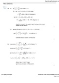 AQA A-level Physics Circular Motion 2 Mark Scheme