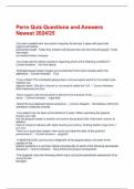 Perio Quiz Questions and Answers Newest 2024&sol;25