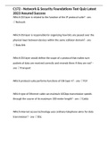 C172 - Network & Security Foundations Test Quiz Latest 2023 Assured Success 