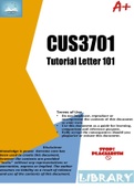 CUS3701 TURORIAL LETTER 2023